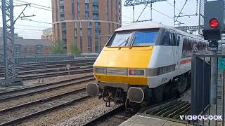 91106, 82211, 91124 and 82223 at Leeds Station 12/05/24 Arrivals & Departures