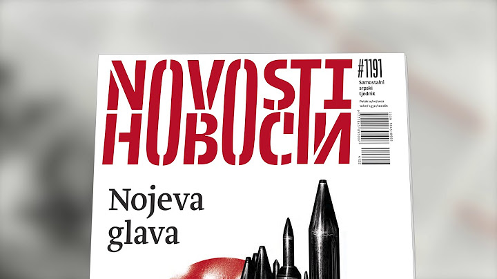 U novom broju Novosti - Nojeva glava