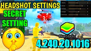 FREE FIRE HEADSHOT SETTINGS IN BLUESTACKS LATEST VERSION 2020 | NOBODY TELL YOU ON YOUTUBE