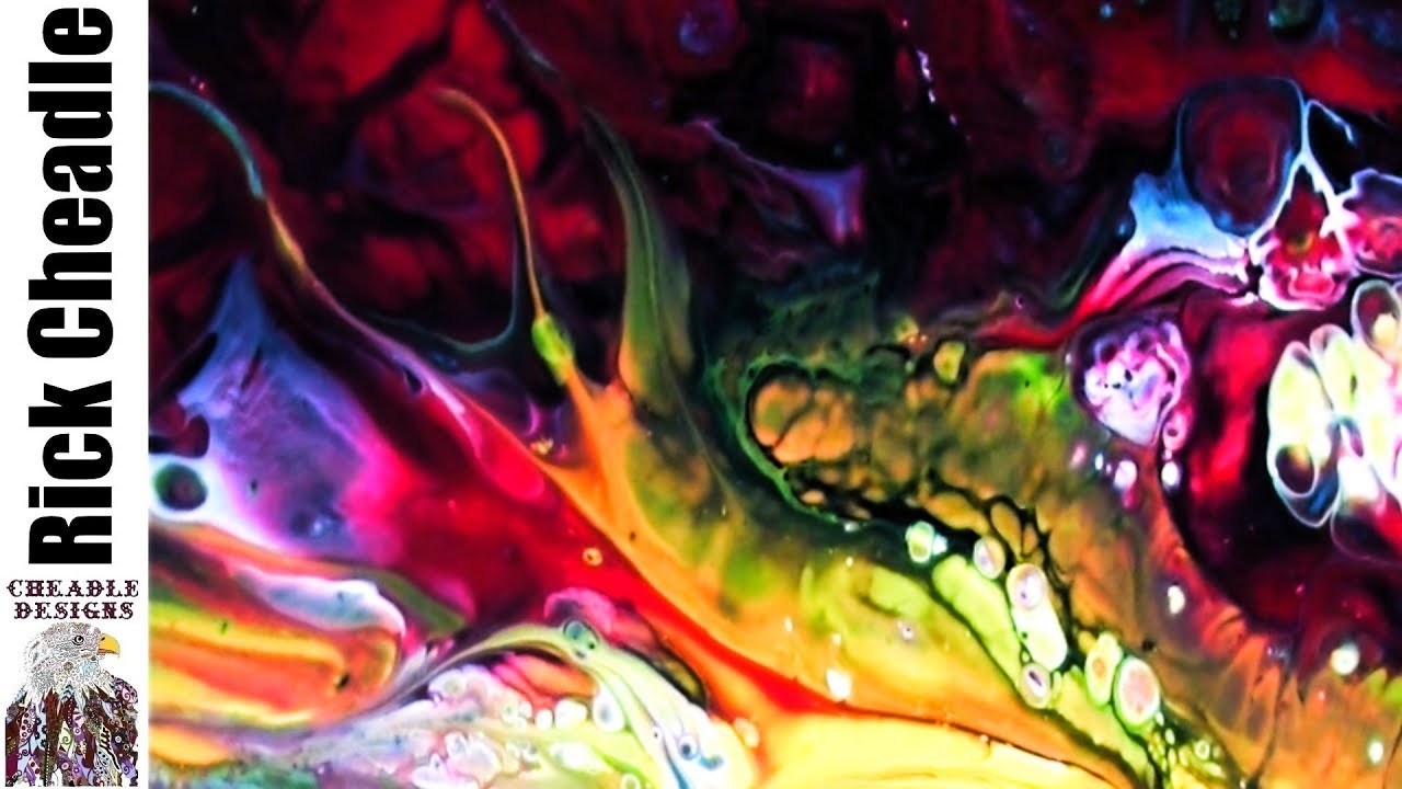 360.Creating Fluid Art on a Budget using Elmer's Glue as a Pouring