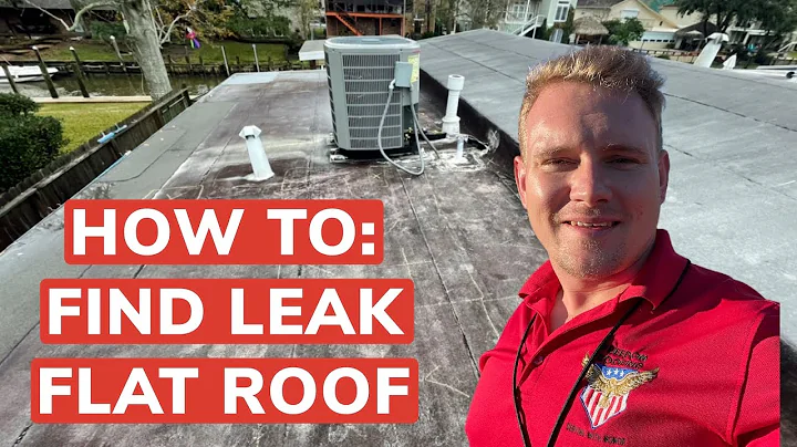 How to find LEAK in FLAT ROOF | Flat Roof Repair | Freedom Roofing and Contracting | League City, TX