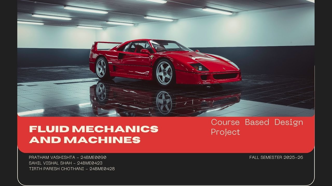 Course Based Design Project - Fluid Mechanics