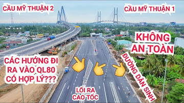 Lối ra cao tốc Mỹ Thuận - Cần Thơ cắt ngang qua đường dân sinh ra vào Quốc Lộ 80, liệu có hợp lý?