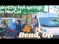 Emerald Triangle Hot Springs in Northern California!  Plus Vanlife in Mount Shasta and Bend Oregon