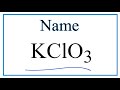 Chlorate Ion and Potassium Compounds