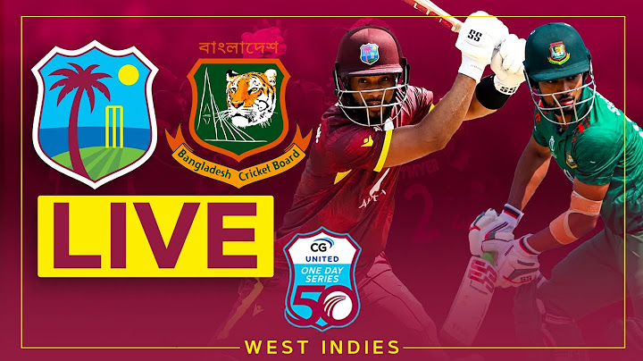 🔴 LIVE | West Indies v Bangladesh | 2nd CG United ODI