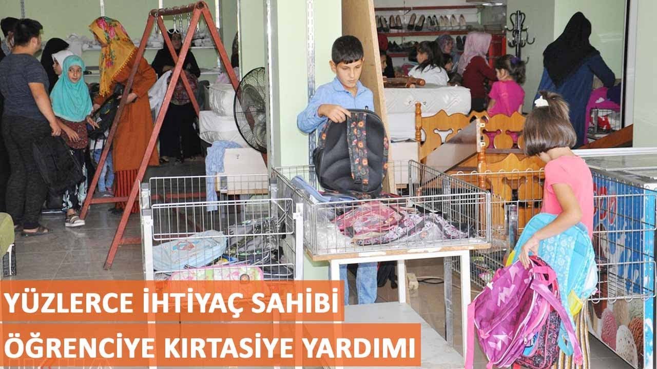 yuzlerce ihtiyac sahibi ogrenciye kirtasiye yardimi