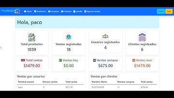 Sistema de ventas en PHP y MySQL