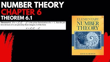 Elementary Number Theory David Burton | Chapter 6 | Theorem 6.1