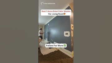 Best 7 Asian Paint Color For Living Room 😍... #best #asianpaints #colors #shades #livingroom #shorts