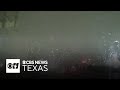 Severe thunderstorms moving over DFW