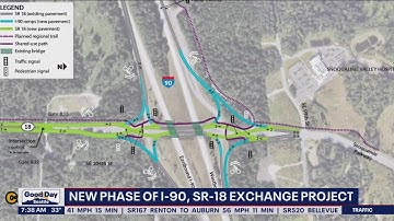 New phase of I-90, SR-18 exchange project | FOX 13 Seattle