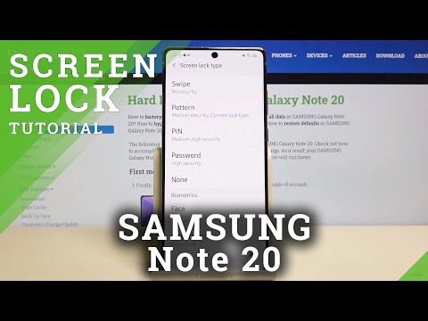 How to Change Lock Screen in SAMSUNG Galaxy Note 20 – Find Lock Screen Methods