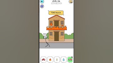 Stickman Alchemy Puzzle Gameplay Level 226 Fire Truck #shorts #gaming