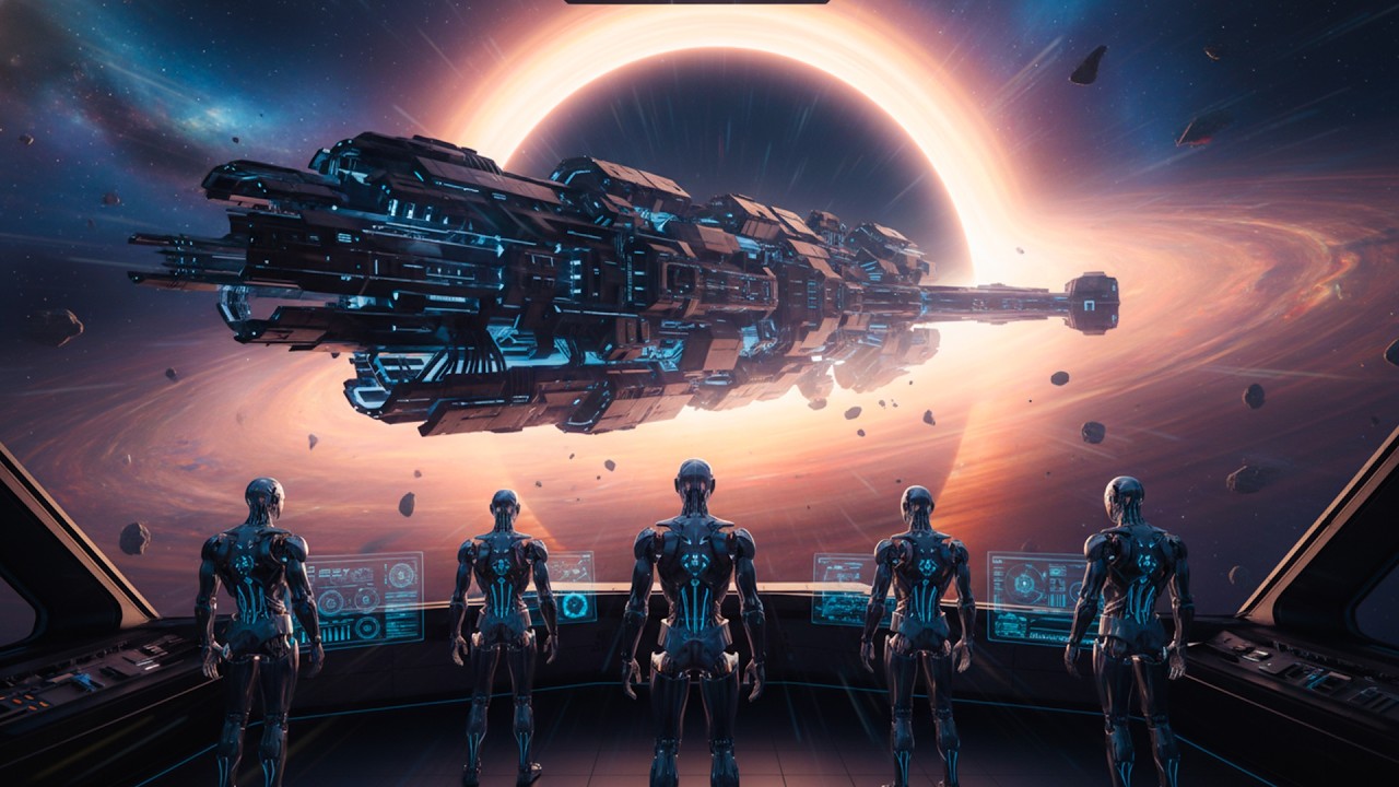 Neural Collapse Over the Red Void — Psychedelic Alien Ambient | Trippy Space Warfare | 4K