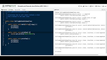 error: invalid method declaration; return type required