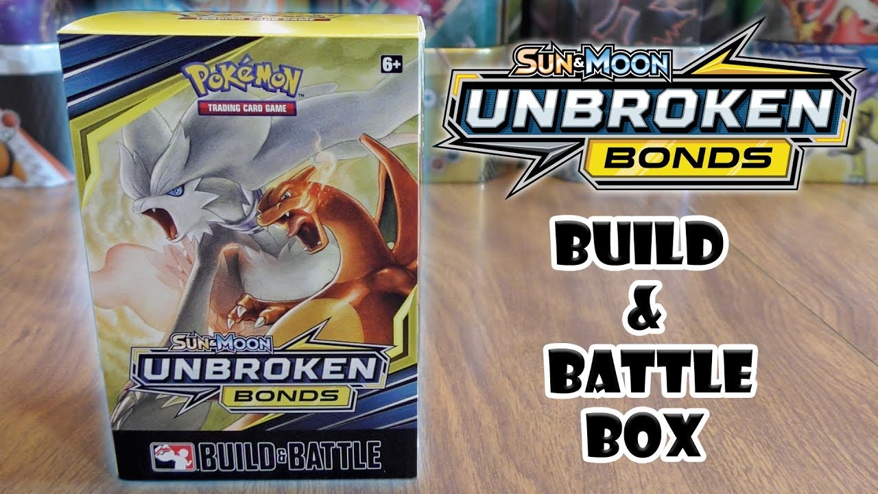 Pokemon TCG Unbroken Bonds Build and Battle Box Prerelease Kit Sun & Moon 