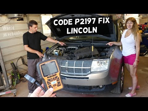 HOW TO FIX CODE P2197 O2 SENSOR SIGNAL BIASED STUCK LEAN BANK 2 SENSOR 1 LINCOLN MKX MKS MKT MKZ