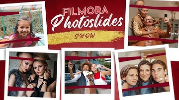 Advanced Simple Photo slideshow: Filmora 13 Tutorial and Filmora Template