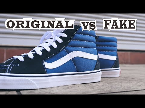 vans sk8 original vs fake