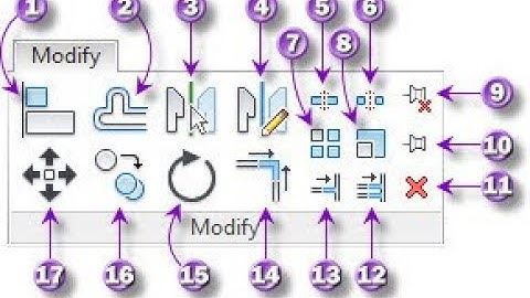 Modify tools in Revit Architecture | Revit Tutorials