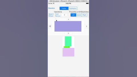ZHStackView - Insets