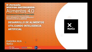 Desarrollo de alimentos utilizando inteligencia artificial