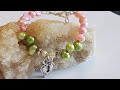 pulsera hermosa de colores en perla💲💲 😍💗💚 // freshwater pearl bracelet 💟💚/ trendy bracelet