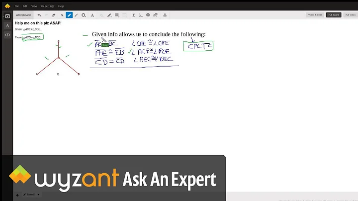 Proving two triangles congruent using SAS .