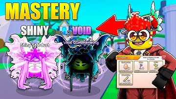 I hatched the New Void & Shiny Pets In Saber Simulator Mastery Update (Roblox)