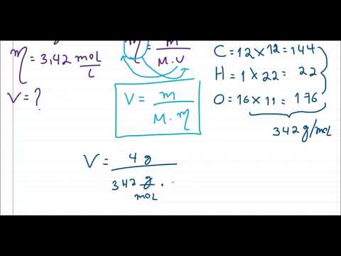 Vídeo: Como Encontrar O Volume De Um Mol