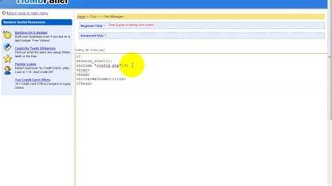 HowTo: Make a simple PHP code.