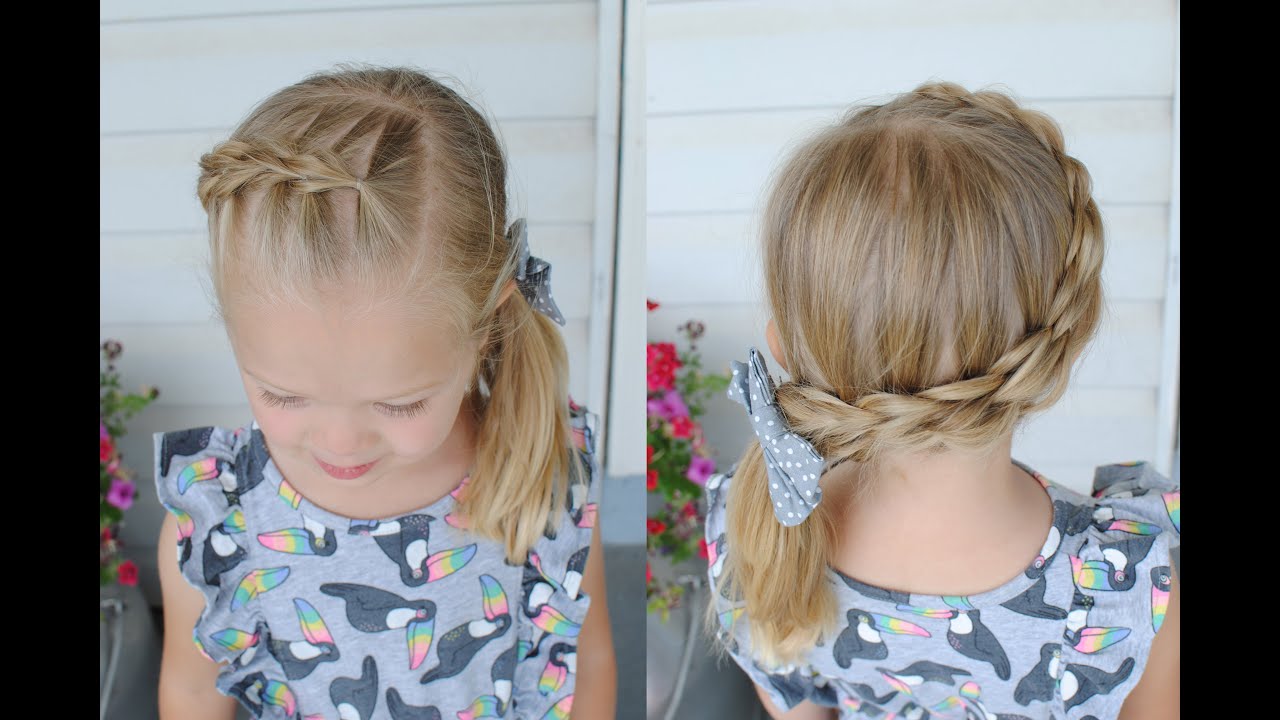 Three Strand Pull Through Braid | Q's Hairdos - YouTube