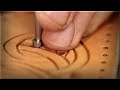 Leather Carving: Viking Knotwork - REAL TIME - ASMR