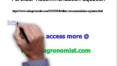 Fertilizer Recommendation