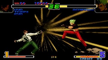 The King Of Fighter 10th Anniversary ""Hack"" Kyo Vs Hero Team