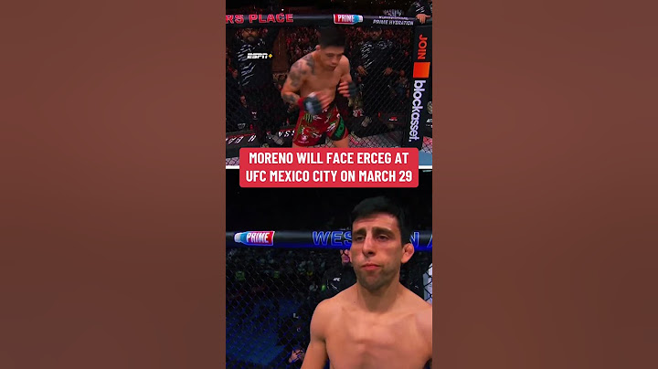 Brandon Moreno will take on Steve Erceg in the main event of #UFCMexicoCity