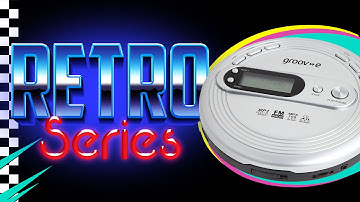 groov-e | Retro Series Personal CD Player with Radio