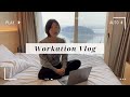 My Workation Diary💻 : Ocean Views &amp; Cafe Vibes ☕🌊 | Korea Vlog🛫