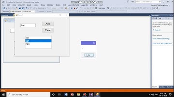 Basic VB.NET  How to use a Listbox in VB.NET