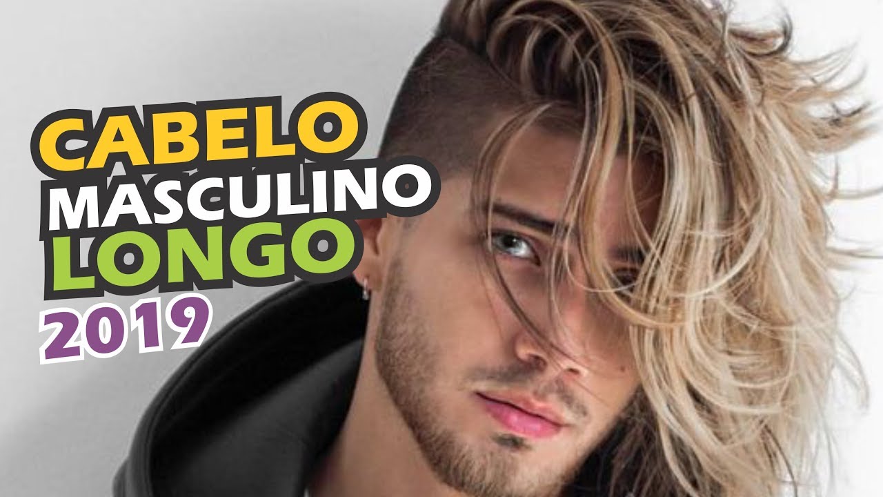 homens com cabelo longo