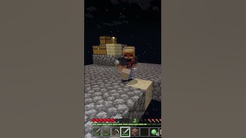 Idiot Gets Insta Killed by Skeleton on Minecraft One Block! #shorts #minecraft #oneblock