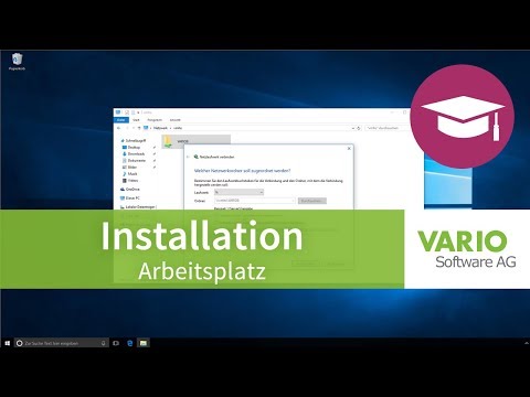 Arbeitsplatz-Installation der VARIO 8 Warenwirtschaft | Tutorial