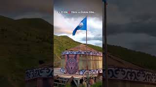 Ey Türk Üstte Mavi Gök Çökmedikçe, Altta Yağız Yer Delinmedikçe, Senin Ilini Ve Töreni Kim Bozabilir