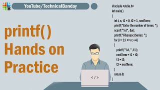 Advance printf() hands-on practice in C Language |C Language|C Programming Lectures [Hindi/Urdu]