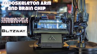 1:1 Scale T-800 Endoskeleton Arm and Brain Chip Blitzway Terminator 2 Judgement Day Review Danoby2