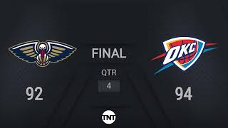 New Orleans Pelicans @ Oklahoma City Thunder| #NBAPlayoffs presented by Google Pixel Live Scoreboard