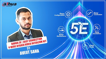 Dahua 5E | Easy Connection | 4-Wire Hybrid Video Intercom KIT