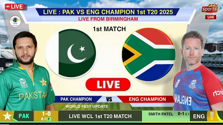 🔴 Live : Pakistan Vs England Champions Today 1st Match Live 2025 | Pak vs Eng WCL 2025 | Commentary