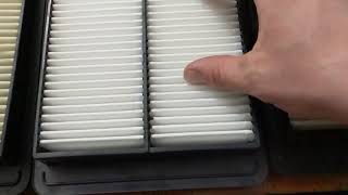 Honda, Wix, and Fram air filters